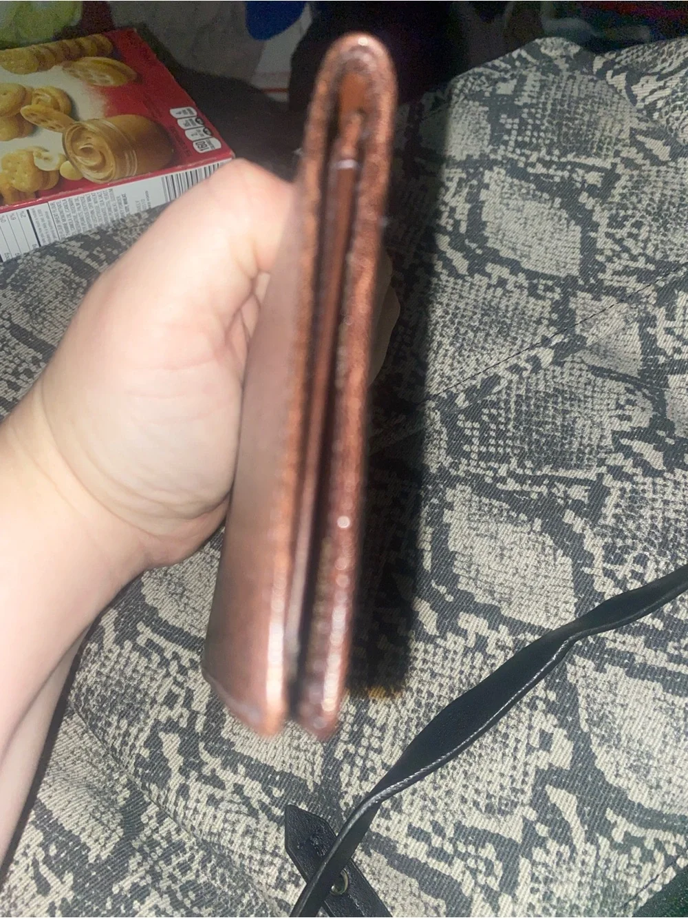 Givenchy Brown Leather Long Wallet
